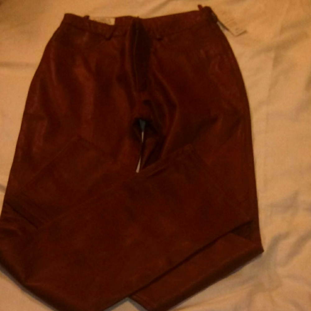 Isabella Kristina genuine leather pants